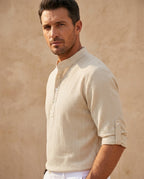 Enzo Linen Henley
