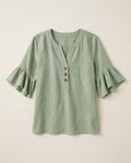 Adriana Ruffle Blouse