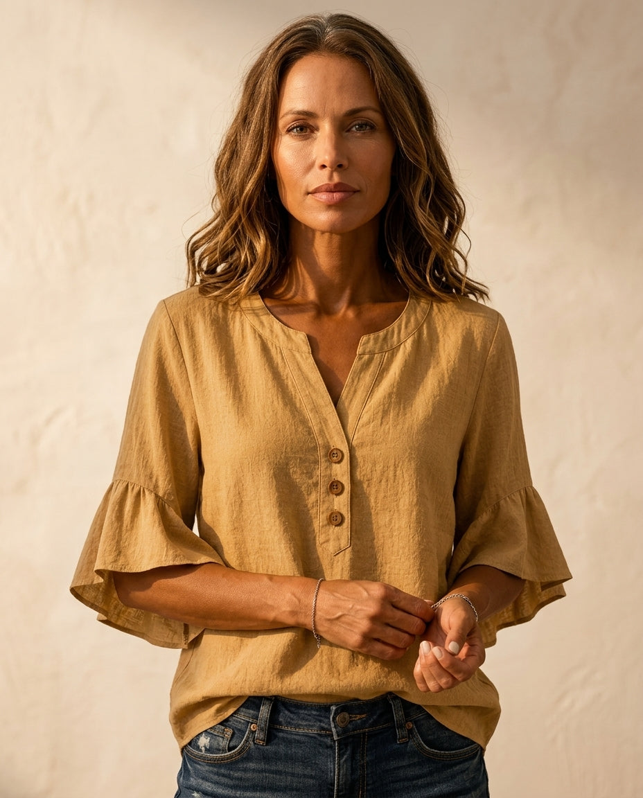 Adriana Ruffle Blouse