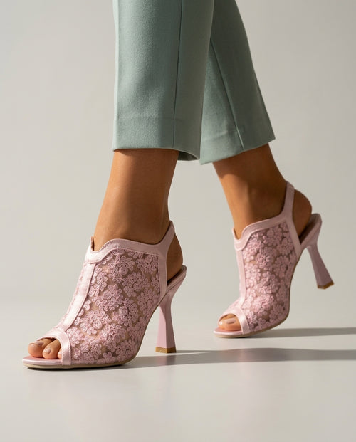 Bella Floral Heels