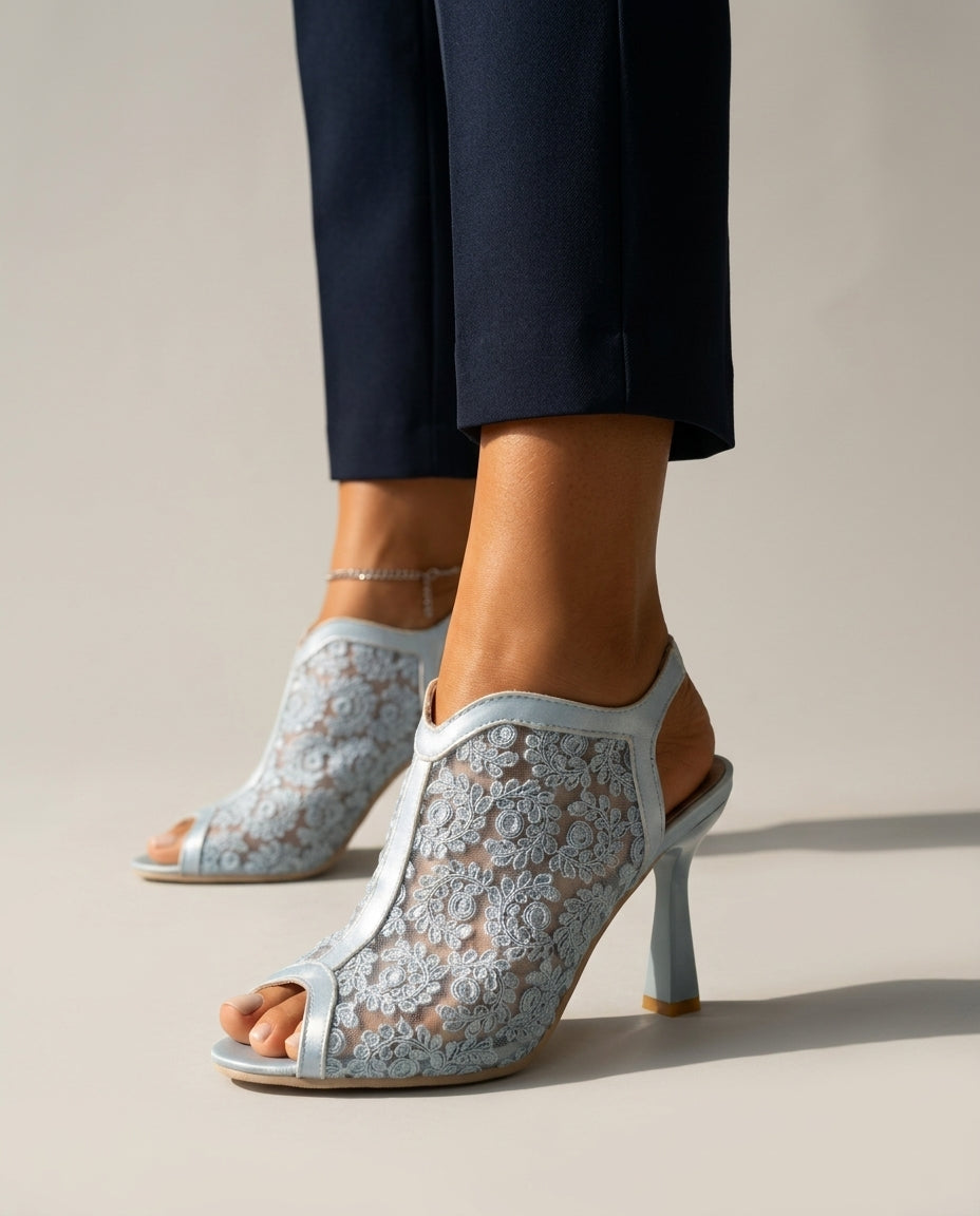 Bella Floral Heels