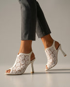 Bella Floral Heels