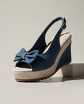 Celina Crystal Bow Wedges