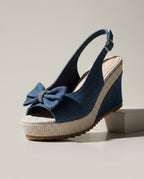 Celina Crystal Bow Wedges