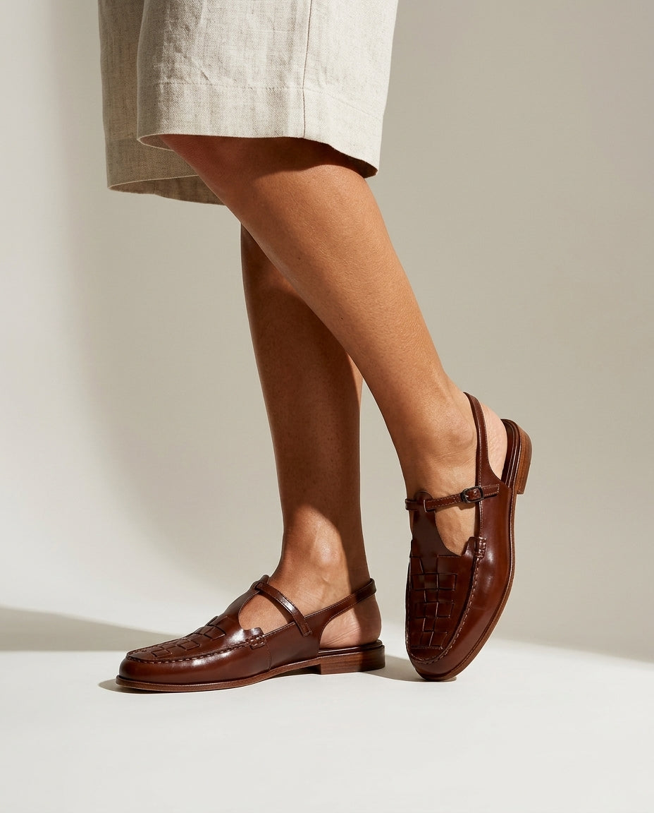 Pimara Leather Sandal