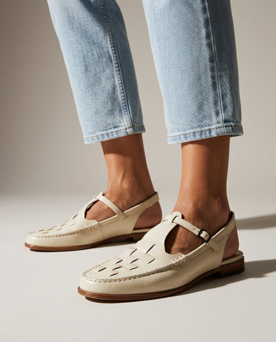 Pimara Leather Sandal