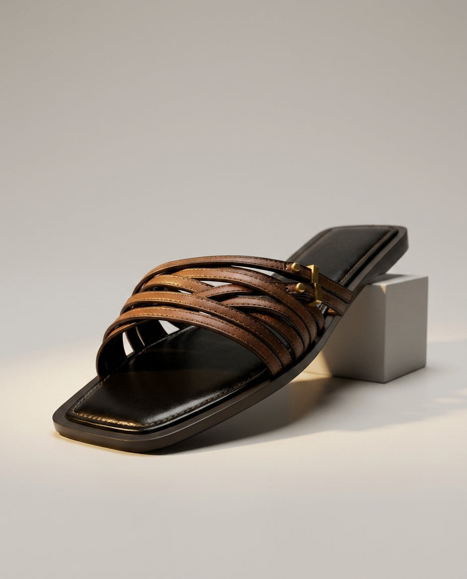 Loretti Leather Flats