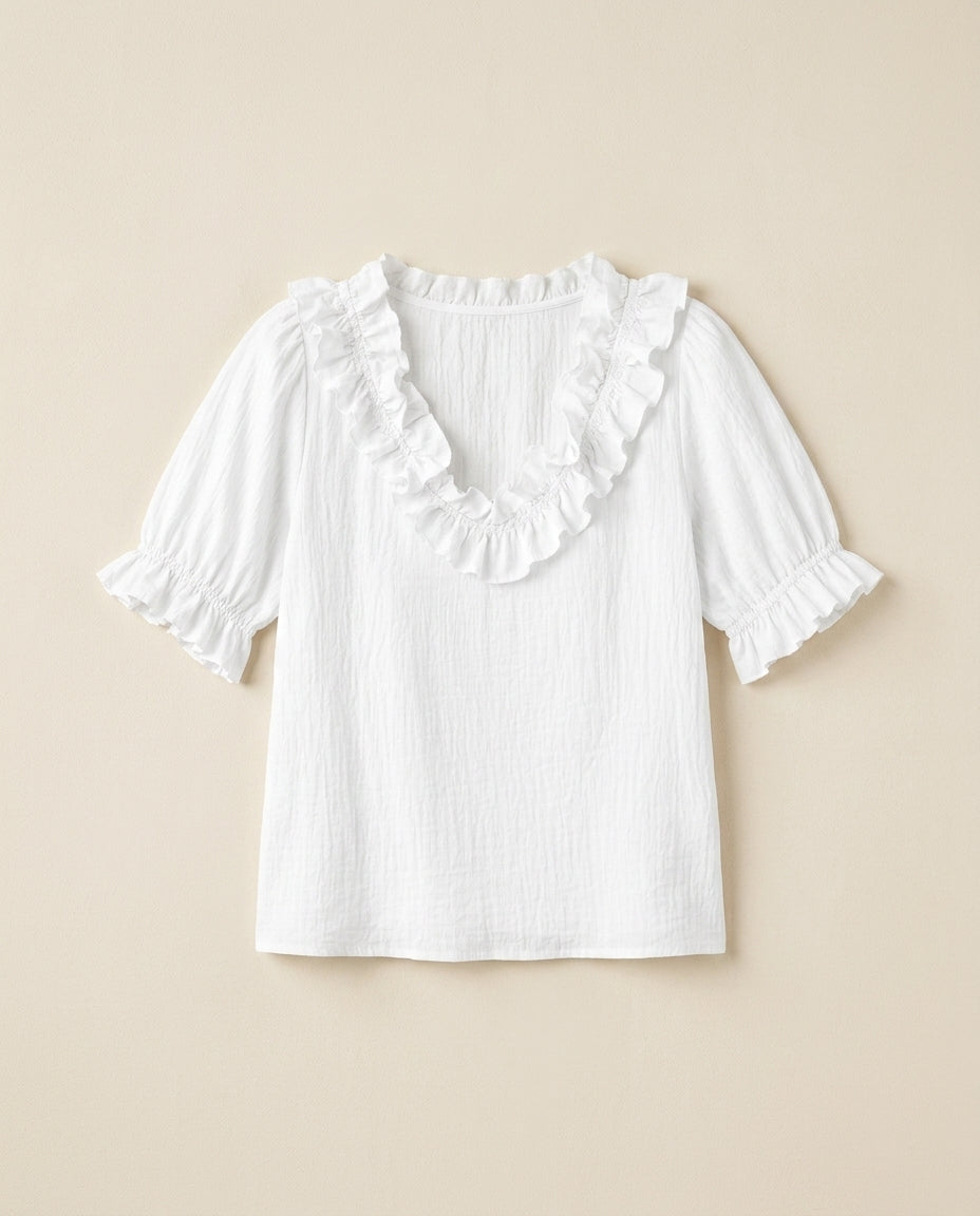 Rea Ruffle Blouse