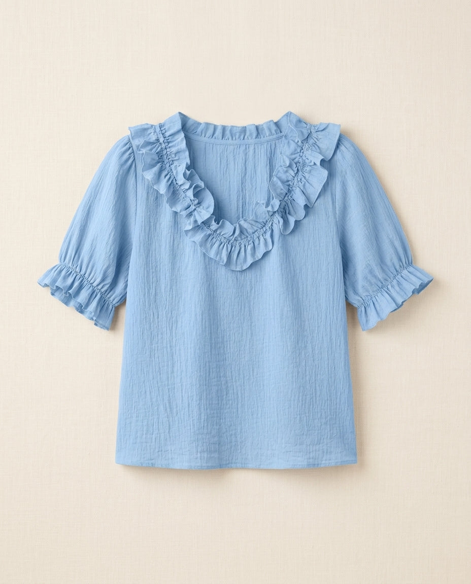 Rea Ruffle Blouse