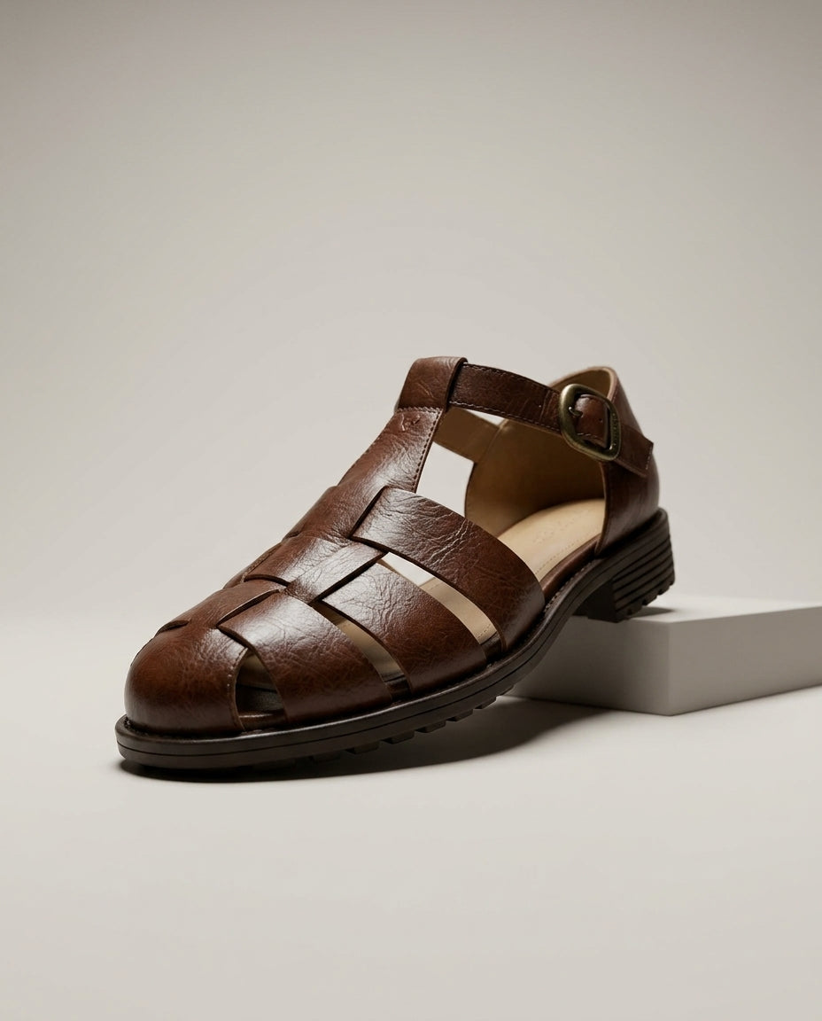 Serafina — Handwoven Italian Leather Sandal