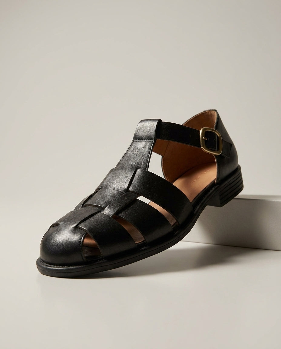 Serafina — Handwoven Italian Leather Sandal