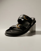 Lucia — Leather Buckle Slide