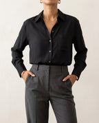 Émilie — Silk Satin Blouse
