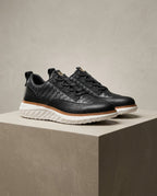 Marlowe Woven Leather Sneaker