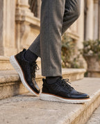 Marlowe Woven Leather Sneaker