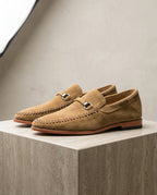 Soren Perforated Suede Loafer