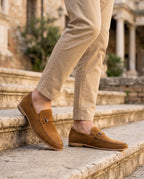 Soren Perforated Suede Loafer