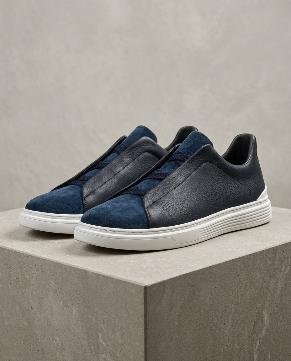 Charles Leather Suede Sneaker
