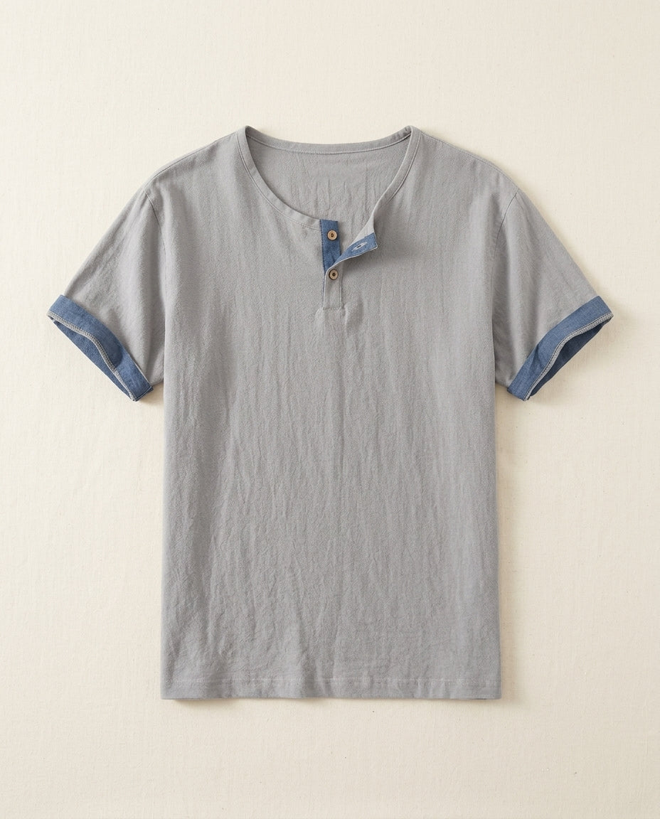 Sawyer Cotton Linen Henley