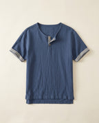 Sawyer Cotton Linen Henley