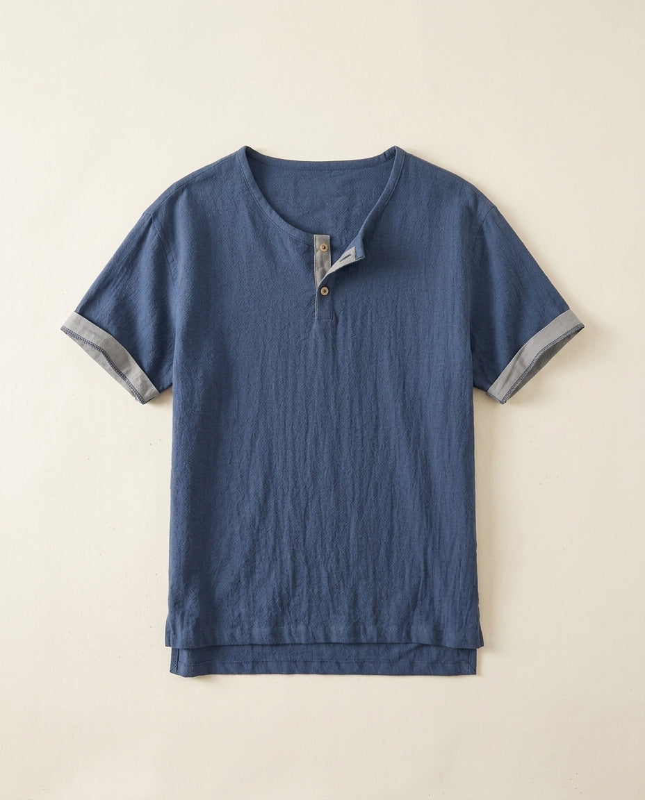 Sawyer Cotton Linen Henley