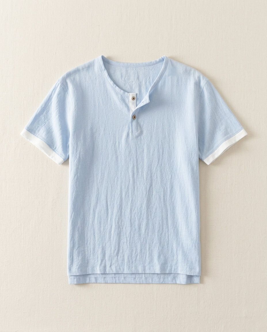 Sawyer Cotton Linen Henley