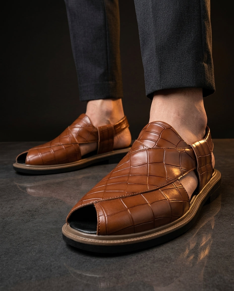 Hudson Men's Lightweight Woven Slip On Sandals