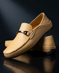 Como Men's Cushioned Leather Driving Loafers