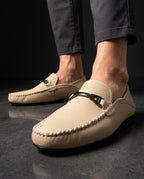 Como Men's Cushioned Leather Driving Loafers