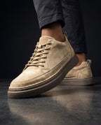 Sevilla Men's Cushioned Genuine Leather Sneakers