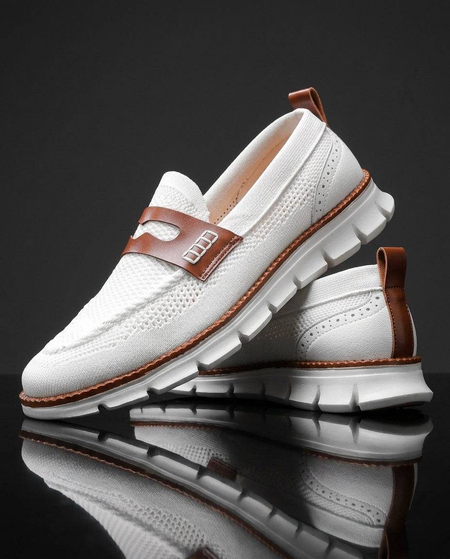 Langley Men's Orthopedic Mesh Slip On Loafers