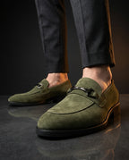 Kingsley Men's Lightweight Leather Slip On Loafers