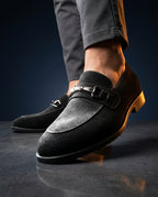 Kingsley Men's Lightweight Leather Slip On Loafers