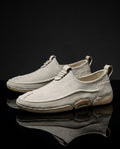 Bristol Men's Cushioned Suede Slip On Sneakers