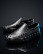 Camden Men's Cushioned Genuine Leather Slip On Sneakers