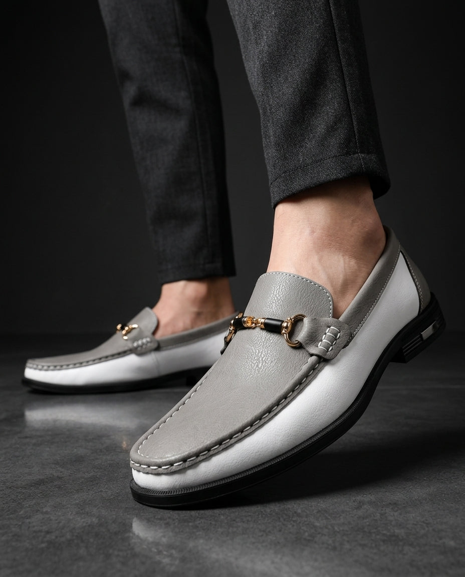 Ravenna Men's Cushioned Italian Leather Loafers