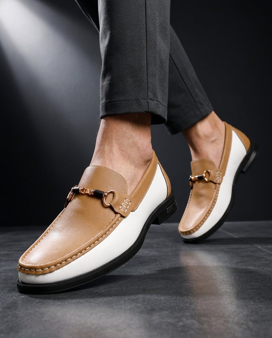 Ravenna Men's Cushioned Italian Leather Loafers