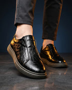Firenze Men's Cushioned Italian Leather Sneakers