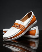 Bergamo Men's Cushioned Summer Leather Loafers
