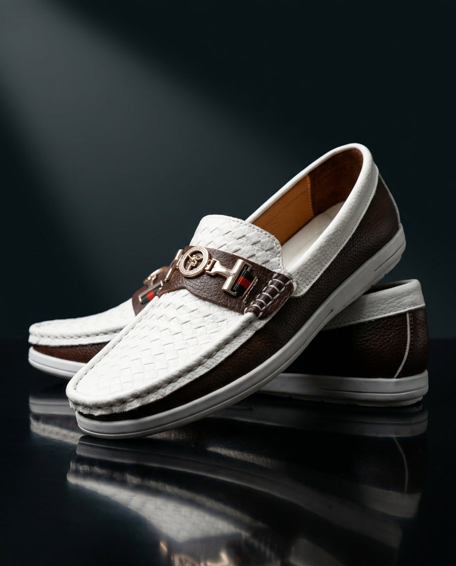 Bergamo Men's Cushioned Summer Leather Loafers