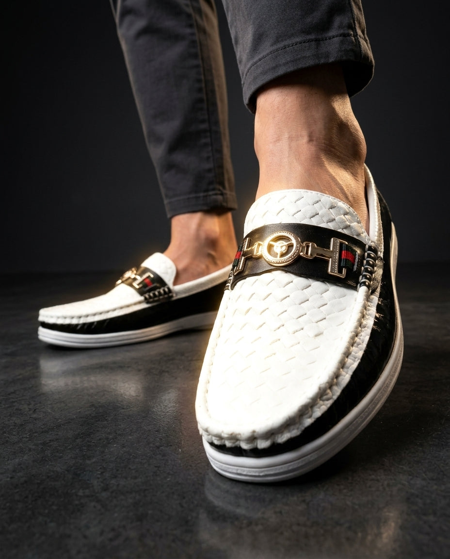 Bergamo Men's Cushioned Summer Leather Loafers