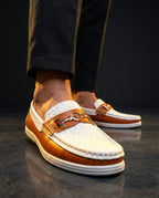 Bergamo Men's Cushioned Summer Leather Loafers