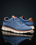 Dante Men's Breathable Knit Mesh Lace Up Sneakers