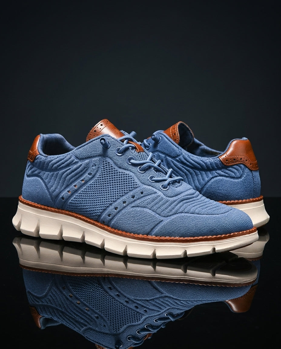 Dante Men's Breathable Knit Mesh Lace Up Sneakers
