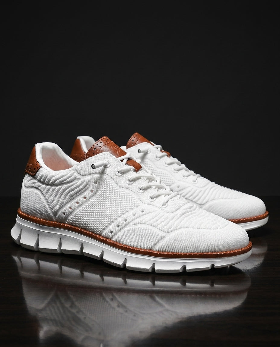 Dante Men's Breathable Knit Mesh Lace Up Sneakers