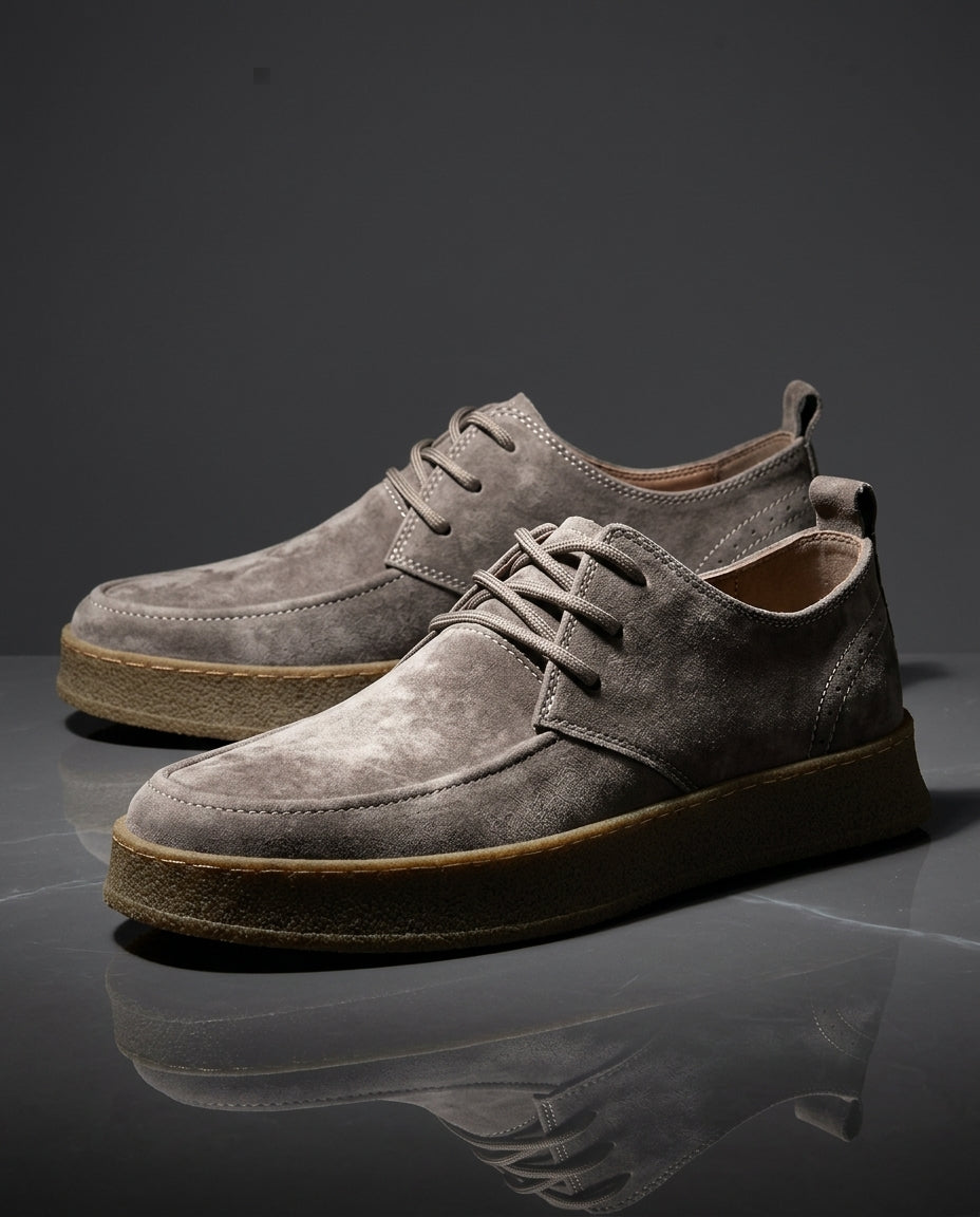 Beckett Men's Lightweight Suede Derby Shoes