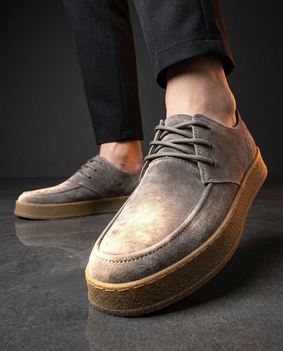 Beckett Men's Lightweight Suede Derby Shoes