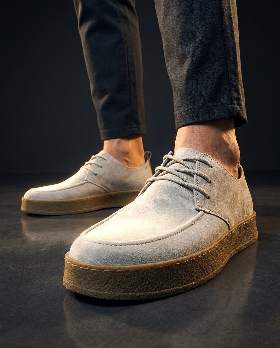 Beckett Men's Lightweight Suede Derby Shoes
