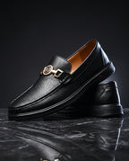 Merrick Men's Lightweight Leather Buckle Strap Loafers