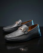 Merrick Men's Lightweight Leather Buckle Strap Loafers